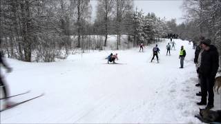 Vasaloppet 2014 crash cut Risberg vurpor [upl. by Ytteb818]