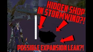 WoW Secrets  Hidden Stormwind Building POSSIBLE EXPANSION LEAK 73 [upl. by Fronnia]