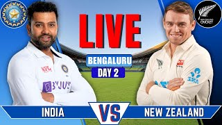 India vs New Zealand 1st Test Day 2  IND vs NZ Live Match  Live Cricket Match Today  Session 3 [upl. by Palocz898]