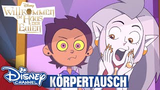 WILLKOMMEN IM HAUS DER EULEN  Clip Körpertausch  Disney Channel [upl. by Atsirt]