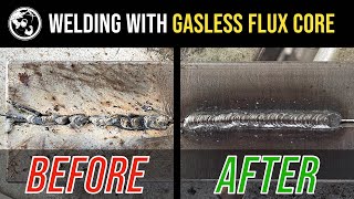 Gasless Flux Core for Beginners 1 BIG Thing [upl. by Aletha774]