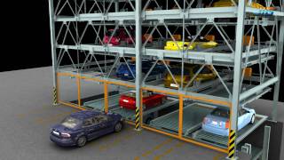 mechanical parking system PSH [upl. by Assisi]