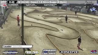 Race 34 Expert 18 Nitro Buggy BMain  The 2024 Mugen Challenge at LCRC Raceway [upl. by Blus]