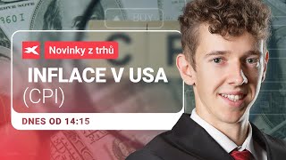 Živý komentář XTB Inflace v USA CPI [upl. by Anirat]