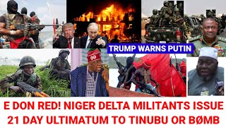 Niger Delta Militants Issue 21 Days Ultimatum To Tinubu As Protest Breaks Out  Video [upl. by Hoxie34]