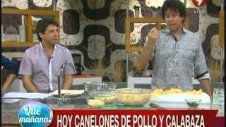 Canelones de pollo y calabaza [upl. by Dnanidref]