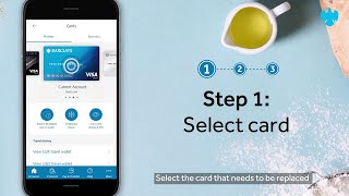 The Barclays app  How to replace a damaged debit card [upl. by Haras965]