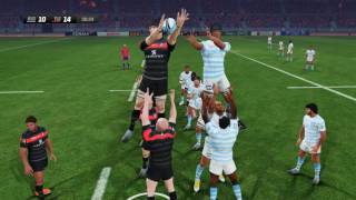 Racing Metro 92  Toulouse  Match de barrage  Rugby Challenge 2 [upl. by Woodford]