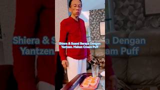 SHIERA amp SUAMI BERAYA DENGAN YANTZEN MAKAN CREAM PUFF [upl. by Ashlee]