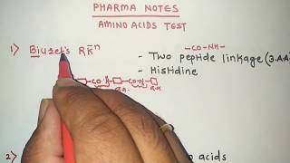 AMINO ACIDS TESTS WITH TRICKS  RRB PHARMACIST EXAM  GPAT  ESIC  PART48 [upl. by Ahsatel945]