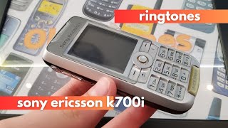 Sony Ericsson K700i  Ringtones [upl. by Gerrard]