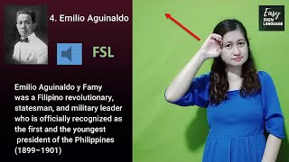 FSL  AP  PHILIPPINEAMERICAN WAR  Tirad Pass  FILIPINO SIGN LANGUAGE  EASY [upl. by Gent]