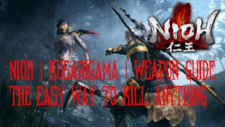 Nioh  Kusarigama  Weapon Guide  How To Win Easy [upl. by Karilynn]