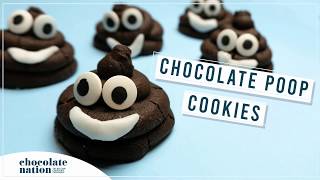 Chocolate emoji poop cookies  Chocolate Nation [upl. by Bernita]