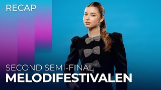 Melodifestivalen 2024 Sweden  Second SemiFinal  RECAP [upl. by Teilo]