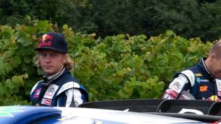 Kimi moments at the start of SS10 Rally France [upl. by Aissyla]