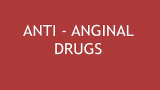 Pharmacology of AntiAnginal Drugs  Dr Shikha Parmar [upl. by Yul]