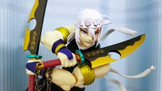 BUZZmod Kimetsu No Yaiba Demon Slayer 鬼滅の刃 Tengen Uzui figure review [upl. by Erbes196]