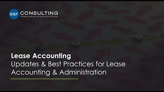 Updates amp Best Practices for Lease Accounting amp Administration ASC 842 [upl. by Weber]