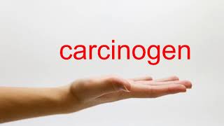 How to Pronounce carcinogen  American English [upl. by Ahtelat]