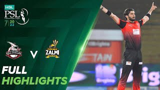 Full Highlights  Lahore Qalandars vs Peshawar Zalmi  Match 9  HBL PSL 7  ML2T [upl. by Anemix]