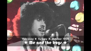 Thin Lizzy  Me and the boys  Live  Sydney Opera House  1978 [upl. by Lachance]