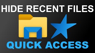 How to Hide Recently Used Files and Frequently Accessed Folders in Windows 11 File Explorer [upl. by Emili]