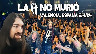 LA H NO MURIÓ en Valencia España 5424  FAN ESPAÑOL de HERMÉTICA reacciona en vivo al concierto [upl. by Elocaj]