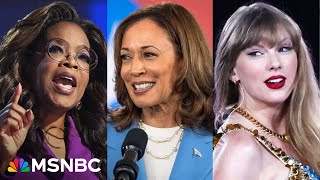 From Oprah to Taylor Swift – Harris campaign sees wave of celebrity support [upl. by Sawyor]