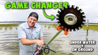 STIHL Power Rotary Scissors RG Trimmer Attachment  Works Underwater [upl. by Jutta]