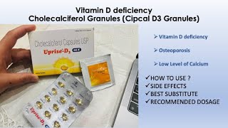 Cholecalciferol Granules Uprise D3 Capsules 4 Vitamin D deficiency  Supplement 4 Vitamin Deficiency [upl. by Herwin]