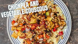 EASY MoroccanStyle Vegetable Couscous Dinner [upl. by Annailuj607]