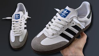 HOW TO LACE ADIDAS SAMBA LOOSELY Best Way [upl. by Sylirama]