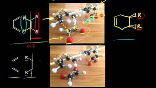 DielsAlder stereochemistry of dienophile  Organic chemistry  Khan Academy [upl. by Mairem]