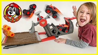 Monster Jam Bakugan Dragonoid STUNT DIAL PLAYSET 📦 UNBOXING FREESTYLE HIGHLIGHTS [upl. by Mildred753]