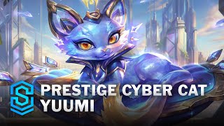 Prestige Cyber Cat Yuumi Skin Spotlight  League of Legends [upl. by Anirda]