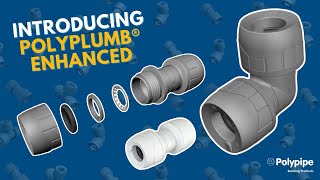 NEW PolyPlumb Enhanced  In GREY amp WHITE  Push Twist Know  Polypipe Building Products [upl. by Norbel490]