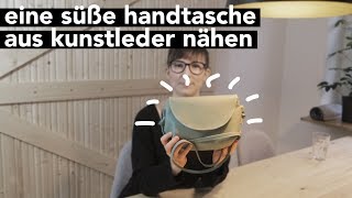 DIY  Eine süße Handtasche nähen  Kostenloses Schnittmuster [upl. by Yenalem]