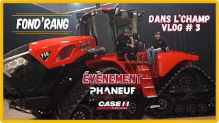 FondRang  Dans lchamp  Vlog 3  Show Case IH  Dévoilement du nouveau Steiger 715 HP [upl. by Howarth]