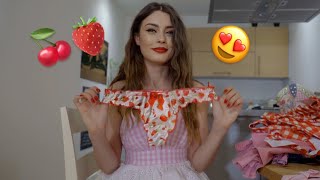 🍒CherryampStrawberry🍓 Try On Haul Dolls Kill [upl. by Piefer530]