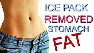 REMOVE Abdominal fat with ice packs ONE WEEK [upl. by Erdeid]