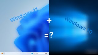 Windows 11인데 10같은 Windows 11 초기 빌드 21996 1 [upl. by Brana]