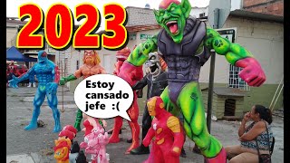 Años viejos MONIGOTES en la calle 6 de Marzo de GUAYAQUIL  ECUADOR 2023 HARTO TURISMO [upl. by Ettegdirb994]