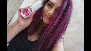 Dyed my hair Pink Loreal Colourista [upl. by Rybma]