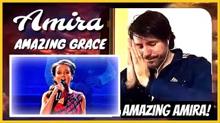 REACTION  Amira Willighagen  Amazing Grace  Live in Concert [upl. by Corvin]