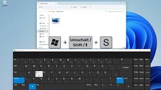 Windows 11 Screenshot machen  Tastenkombination Shortcut Speicherort [upl. by Nibuz]