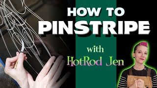 How to Pinstripe  Pinstriping for beginners [upl. by Yesrej]