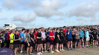 Seaford Beach parkrun event 182 start 30 March 2024 [upl. by Lobiv]