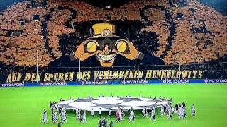 Borussia Dortmund  Málaga CF  CHOREO  Champions League  QuarterFinal HD [upl. by Gensmer]