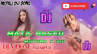 Maya Baseu Mutu Ma X V10 Dj Remix new virsion nepali dj song Simsime Pani  dj v lione indarpur [upl. by Yhtorod]